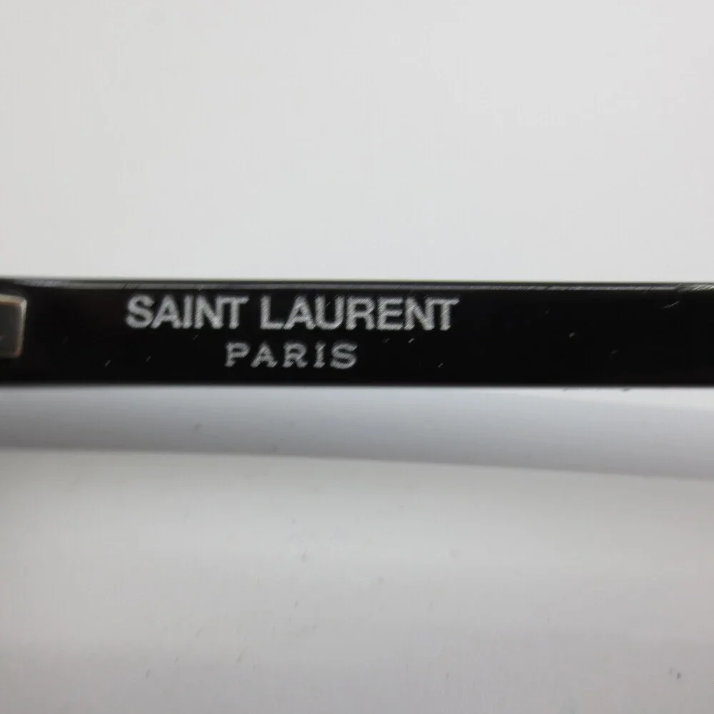 Saint Laurent SL 168 001 Black Square Eyeglasses Frames 50-19-140 Italy - Picture 5 of 8